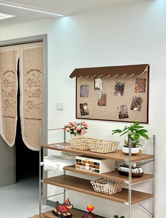Felt Board Photo Wall Background Board Eaves Shape Three-Dimensional Shape Felt Board Photo Wall Message Board Office Background Wall Display Board Conference Bulletin Board Display Board Bulletin Board