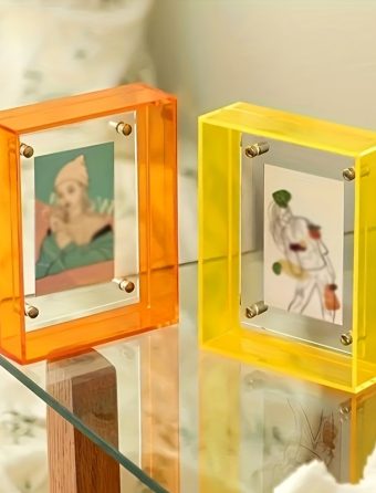 1pc of Transparent Acrylic Photo Frame For, Suitable for Posters And Photos, Ideal for Bedroom Walls Or Desktop Display